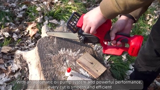 Бензопила с 8-дюймовым аккумулятором