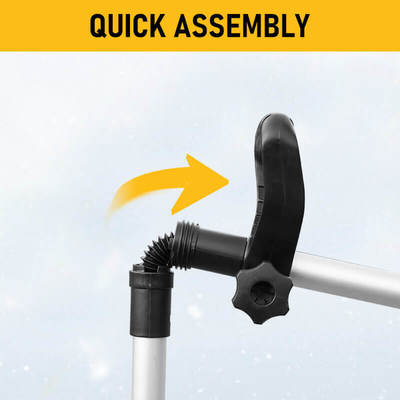 Compact Cordless Electric Snow Blower Foldable Lightweight Shovel for Family Snow Cleaning