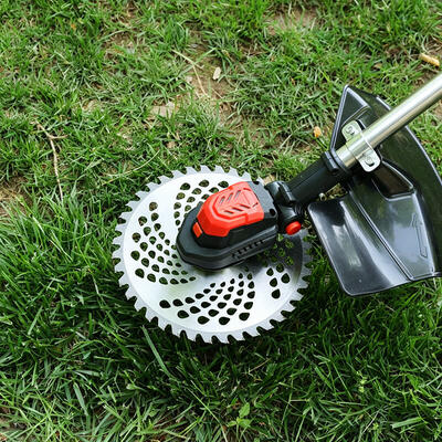 21V Lithium Brush Cutter Battery Powered — Cordless Grass Cutting Machines Grass Trimmer with Brushless Motor for Weed & Brush Clearing