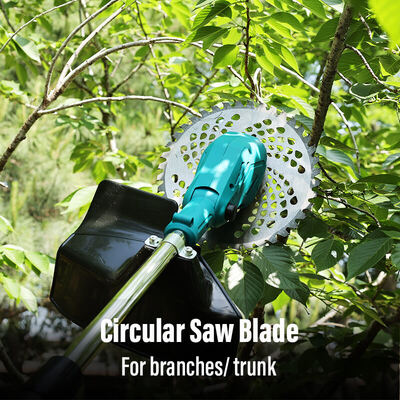 21V Brushless Electric Grass Trimmer Handheld — Battery Powered Weed Eater with Cordless Electric String Trimmer Head for One-Hand Control